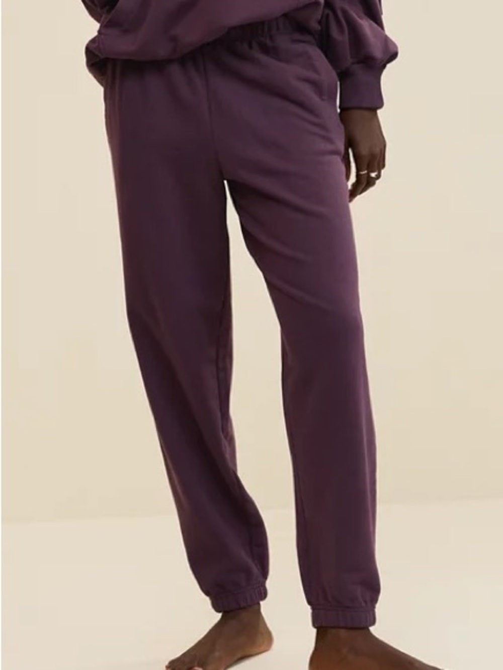 aerie Women's Plum Drawstring Joggers size small